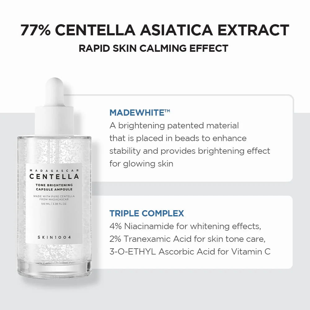 SKIN1004 Centella Ampoule Face Serum - Tone Brightening & Spot Correcting